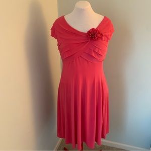 Dressbarn Collection Pink Sleeveless Dress